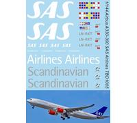 1/144 Decals For Airbus A330-300 SAS Scandinavian Airlines Decal TBD1005