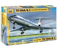 1/144 Modellino Aereo Tupolev Tu-134B ZV7007 (Importato da Giappone)