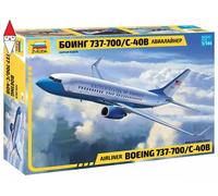 Boeing 737-700 Civil Airliner 1:144 Plastic Model Kit 7027 ZVEZDA