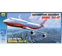 Boeing 747-8 Civil Airliner 1:144 Plastic Model Kit 7010 ZVEZDA
