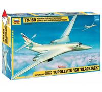 1:144 Zvezda Tupolev Tu-160 Russian Supersonic Strategic Bomber Kit Z7002 Modell
