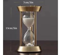 1-15 Minuti Retrò Metallo Clessidra Classica Timer Per Soggiorno Ufficio Decor