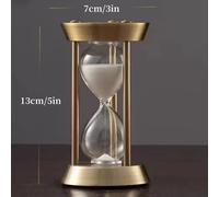 1-15 Minuti Retrò Metallo Clessidra Classica Timer Per Soggiorno Ufficio Decor