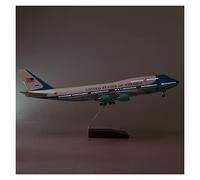 1 150 Fit For B747 Air Force One con luci e carrello di atterraggio ruote Giocattoli per adulti da collezione Kit di gioco per Hobby(B)