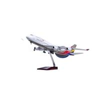 1:150 per modello di aereo in resina 747 da 47 cm con luce sulla ruota decorazione o ornamento collezione Set da gioco per hobby in miniatura(Without light)