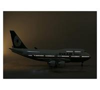 1/157 Fit For EVA Air Boeing B747 Aeroplano Airbus In Resina Aeronautica Con Luci E Ruote Da Collezione Kit di gioco per Hobby(B)