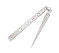 1-15mm Set Cuneo Spessimetro Distanza Righello Sonda Cono Gauge Gap Strumenti di Misura Righello In Acciaio Cuneo Valvola di Spessore Gauge Strumenti per la lavorazione del legno