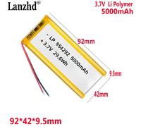 1-15PCS batterie agli ioni di litio 3.7V 5000mAh batteria agli ioni di litio ai polimeri di litio per carica mobile tesoro tablet pc BANK GPS 954292