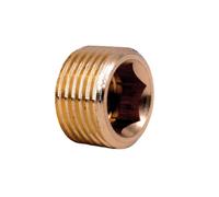 1/16" 1/8" 1/4" 3/8" 1/2" 3/4" 1" NPT BSP Tappo terminale Testa svasata Interel Presa esagonale Raccordo for tubi in ottone Acqua Gas Carburante(NPT Inner Hex 1/16”)