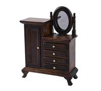 1/16 Dollhouses Piccola Forza Vanità Dai Cassetti Mobili In Miniatura Per Le Case Dollhouses Scena Display Decorazione Collezioni Giocattoli Accessori