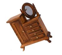 1/16 Dollhouses Piccola Forza Vanità Dai Cassetti Mobili In Miniatura Per Le Case Dollhouses Scena Display Decorazione Collezioni Giocattoli Accessori