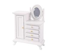 1/16 Dollhouses Piccolo Vanity Cassettiera Mobili In Miniatura Per Scena Display Decorazione Collezioni Giocattolo Accessori