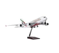 1/160 per A380 modello di aeroplano in resina pressofusa collezione giocattoli souvenir decorazione da esposizione Set da gioco per hobby in miniatura(Non-lighted)