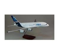 1/160 per modelli di aeroplani in resina pressofusa da 50,5 cm collezione o regalo per appassionati dell'A380 Set da gioco per hobby in miniatura(With light)