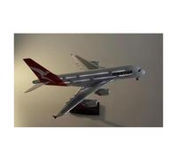 1:160 per modello di aereo in resina pressofusa A380 con luci e ruote decorazione da collezione per adulti Set da gioco per hobby in miniatura(With lights)
