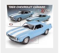 1:18 ACME MODELS Chevrolet Camaro Z/28 Coupe 1969 Ligth Blue White A1805732