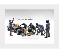 1:18 AMERICAN DIORAMA F1 Set 2 Pit-Stop Set 7 X Meccanici Mechanics AMDI76558