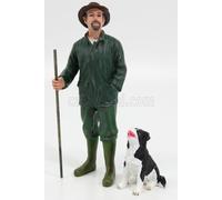 1/18 AMERICAN DIORAMA - FIGURES - MECCANICO CON CANE - MECHANIC PATRICK 77448
