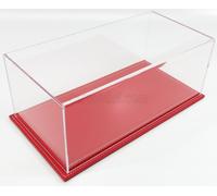 1/18 ATLANTIC - VETRINA DISPLAY BOX - MARANELLO BASE IN PELLE ROSSA - ATL10012
