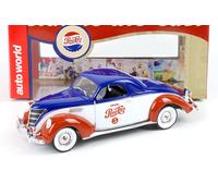 1:18 Auto World 1937 Lincoln Zephyr Pepsi Cola Blu/Bianco/Rosso