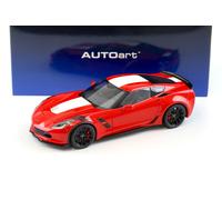 1:18 AUTOart Chevrolet Corvette C7 Grand Sport Red/Bianco Stripes 71274