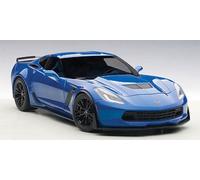 1:18 Autoart Chevrolet Corvette Z06 C7 Coupe 2014 Blue AA71265 Modellino