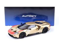 1:18 AUTOart Ford Gt 2022 64 Heritage Edizione Holman Moody Oro Bianco Rosso