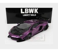 1:18 AUTOART Lamborghini Aventador Liberty Walk 2017 Purple Carbon AA79242