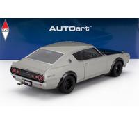 1/18 Autoart Nissan Skyline 2000 GT-R Tuned Version Coupe 1973 Silver Black