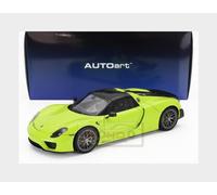 1:18 AUTOART Porsche 918 Spyder Weissach Package 2013 Acide Green AA77921