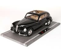 1:18 Bbr Alfa Romeo 6C 2500 Freccia D'Oro Open Roof 1949 Black BBRC1812 Modellin
