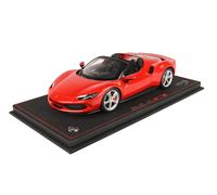 1:18 BBR Ferrari 296 Gts Rosso Corsa 322 Whit Showcase P18215D-VET