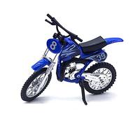 1:18 Bilancia Off-road Moto Scooter In Lega di Sport Bike Figurine Fonde Sotto Pressione Giocattolo Per Fidanzato Moto Veicoli Da Corsa Modello Repliche Uomo Regalo(Blue)