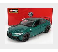 MODELLINO AUTO STATICO DIECAST ALFA ROMEO GIULIA GTAM 2020 VERDE MODELLISMO 1/18