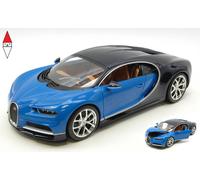 1/18 Burago Bugatti Chiron Le Patron 2016 Atlantic Blue 18-11040B