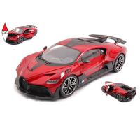 1/18 BURAGO BUGATTI DIVO 2018 RED MET CARBON