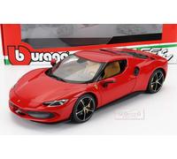 1:18 BURAGO Ferrari 296 Gtb Hybrid 830Hp V6 2021 Rosso Corsa Red BU16018CAR