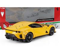 MODELLINO AUTO STATICO BURAGO FERRARI 812 COMPETIZIONE 2021 GIALLO SCALA 1/18