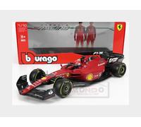 Merchandising Bburago: Ferrari F1-75 (2022) (With Helmet) #16 (Leclerc) 1:18