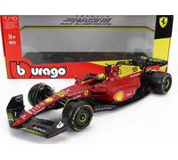 Ferrari F1-75 Carlos Sainz #55 Italian Gp 75 Anni Giallo Modena 1/18 Bburago F1