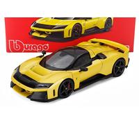 BURAGO 18-16920-YEL FERRARI - F80 2024 - BLACK WHEELS - GIALLO TRISTRATO - YELLO