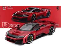 1/18 BURAGO - FERRARI - F80 2024 - SILVER BLACK WHEELS 18-16919