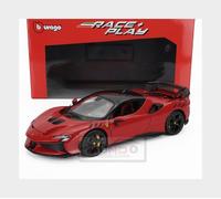 BURAGO 18-16020-1802010 FERRARI - SF90 XX STRADALE 2024 - ROSSO CORSA - RED BLAC