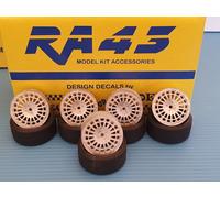 1/18 Cerchio Rims con gomme Lancia Delta originale