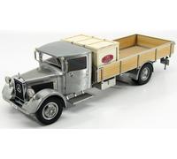 1/18 CMC - MERCEDES BENZ - LO2750 PLATFORM TRUCK WITH WOODEN BOX CAR M171