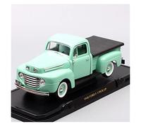1 18 Diecast Veicolo Giocattolo Per Ford F-1 1948 Pick Up Truck Cargo Simulazione Modello Di Auto In Lega Da Collezione Giocattoli Metal Vehicles non RC(verde)