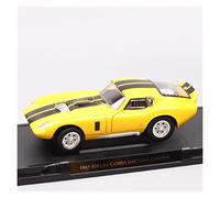 1 18 Diecast Veicolo Per Il 1965 Shelby Cobra Daytona Coupe 427 Modello Di Auto Da Corsa In Lega Di Simulazione(Yellow)