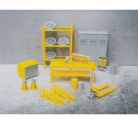 1/18 DIORAMA-TOYS - ACCESSORIES - DIORAMA SET OFFICINA GARAGE TOOL DT30048-YELLO