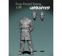 1/18 ENZO FERRARI YOUNG Resina Modello AMALGAMA CMC SCINTILLA MINICHAMPS RETR...