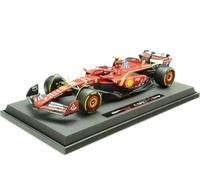 MODELLINO AUTO STATICO BURAGO FERRARI F1 SF-24 2024 CARLOS SAINZ SCALA 1/18